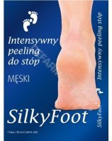 SilkyFoot intensywny peeling do stóp męski x 1 para (skarpetki)