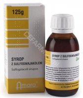 Syrop z sulfogwajakolem 125 g (Amara)