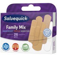 Plastry salvequick Family mix x 26 szt