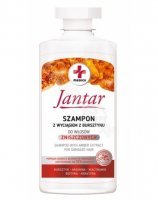 Jantar Medica szampon z wyciągiem z bursztynu do włosów zniszczonych 330 ml