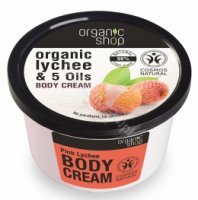 Organic Shop krem do ciała Różowe liczi 250 ml