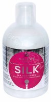 Kallos SILK - szampon do włosów z olejem oliwkowym i proteinami jedwabiu do suchych włosów 1000 ml