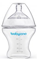 Babyono butelka antykolkowa 180 ml NATURAL NURSING (1450)
