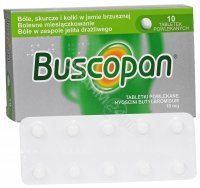 Buscopan 10 mg x 10 tabl powlekanych