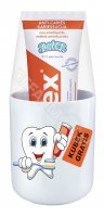 Elmex promocyjny zestaw dla dzieci - pasta do zębów (5-12 lat) 75 ml + kubek GRATIS !!!