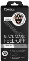 L'biotica Black Mask Peel-off głębokie oczyszczanie 8 ml