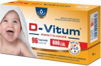 D-Vitum witamina D dla niemowląt 800 j.m x 96 kaps