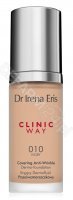 Dr Irena Eris Clinic Way - kryjący dermofluid przeciwzmarszczkowy SPF 30 (010 - Ivory) 30 ml