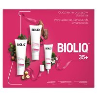 Bioliq promocyjny zestaw 35+ - krem przeciwdziałający procesom starzenia do cery mieszanej 50 ml + krem na noc 50 ml + krem pod oczy 15 ml