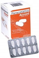 Paracetamol Accord 500 mg x 50 tabl