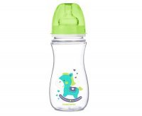 Canpol babies antykolkowa butelka szerokootworowa EasyStart "Kolorowe Zwierzęta" 300 ml (35/204)