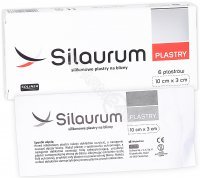 Silaurum silikonowe plastry na blizny x 6 szt (10cm x 3cm)