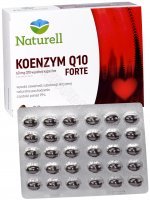 Naturell Koenzym Q10 Forte x 60 kaps + Naturell Silica Biotyna próbka GRATIS!!!