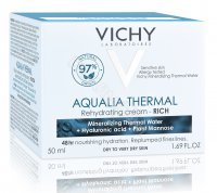 Vichy Aqualia Thermal Riche bogaty krem nawilżający do skóry suchej i bardzo suchej 50 ml