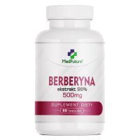 Berberyna ekstrakt 98% 500 mg x 60 kaps (Medfuture)