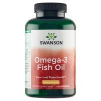 Swanson Omega-3 smak cytrynowy x 150 kapsułek żelowych