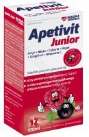 Rodzina Zdrowia Apetivit Junior płyn 100 ml (o smaku malinowo-porzeczkowym)