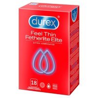 Durex Feel Thin Fetherlite Elite prezerwatywy cienkie przezroczyste x 18 szt