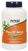 NOW Foods Pau D’Arco (La Pacho) 500 mg x 250 kaps