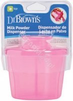 Dr Brown's pojemnik na mleko w proszku (różowy)
