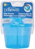 Dr Brown's pojemnik na mleko w proszku (niebieski)