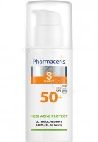 Pharmaceris S MEDI ACNE PROTECT ultra ochronny krem-żel dla skóry trądzikowej, mieszanej i tłustej SPF 50+ 50 ml