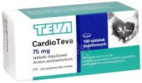 Cardioteva 75 mg x 100 tabl dojelitowych