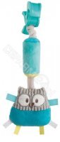 Canpol babies pluszowa zabawka z dzwoneczkiem "Pastel Friends" (68/066) turkusowa