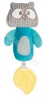 Canpol babies pluszowa zabawka z piszczkiem i gryzakiem "Pastel Friends" (68/068) turkusowa