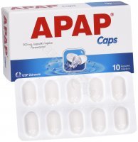 Apap Caps 500 mg x 10 kaps