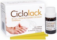 Ciclolack 80 mg/g lakier do paznokci 3 g