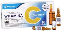 Witamina C 500 mg Pure Liquid 10 amp x 5 ml