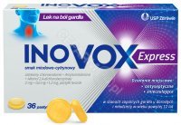 Inovox express x 36 pastylek do ssania (smak miodowo - cytrynowy)