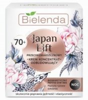 Bielenda Japan Lift 70+ przeciwzmarszczkowy krem koncentrat odbudowujący na noc 50 ml