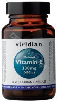 Viridian Naturalna Witamina E 330 mg (400IU) x 30 kaps