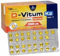 D-Vitum forte 2000 j.m. K2 (witaminy D i K dla dorosłych) x 120 kaps