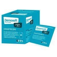 Demoxoft Plus Clean x 20 chusteczek do powiek