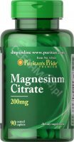 Puritan's Pride Cytrynian magnezu 200 mg x 90 tabl powlekanych