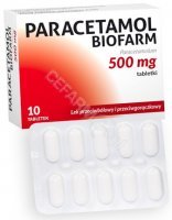 Paracetamol Biofarm 500 mg x 10 tabl