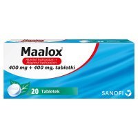 Maalox 400 mg x 20 tabl