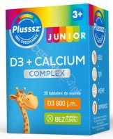 Plusssz Junior D3 + Calcium x 30 tabl
