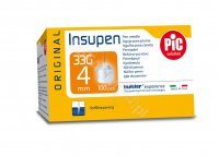 PIC Insupen 33 G 4 mm igły do penów insulinowych Original x 100 szt
