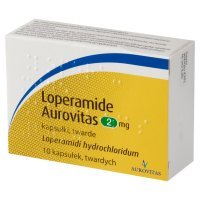 Loperamide Aurovitas 2 mg x 10 kaps twardych