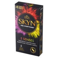 Prezerwatywy Unimil Skyn 5 Senses x 5 szt