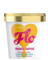 Flo tampony organiczne - Regular x 8 szt + Super x 8 szt