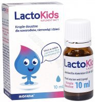 LactoKids krople doustne dla noworodków, niemowląt i dzieci 10 ml