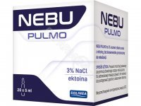 Nebu Pulmo roztwór roztwór soli NaCl 3% z ektoiną x 20 amp po 5 ml