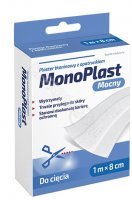 Monoplast plaster tkaninowy z opatrunkiem 1m x 8cm