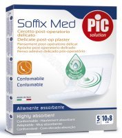 PIC SoffixMed pooperacyjny plaster antybakteryjny 10 x 8 cm x 5 szt delikatny