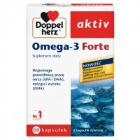Doppel herz aktiv omega-3 forte x 60 kaps